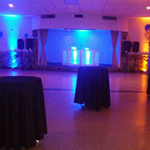 Event Hall Uplighting.